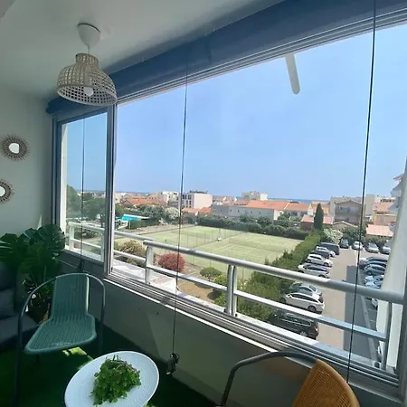 *Les Voiliers, Studio, Vue Sur Mer, Wifi, Parking* Mauguio Extérieur photo